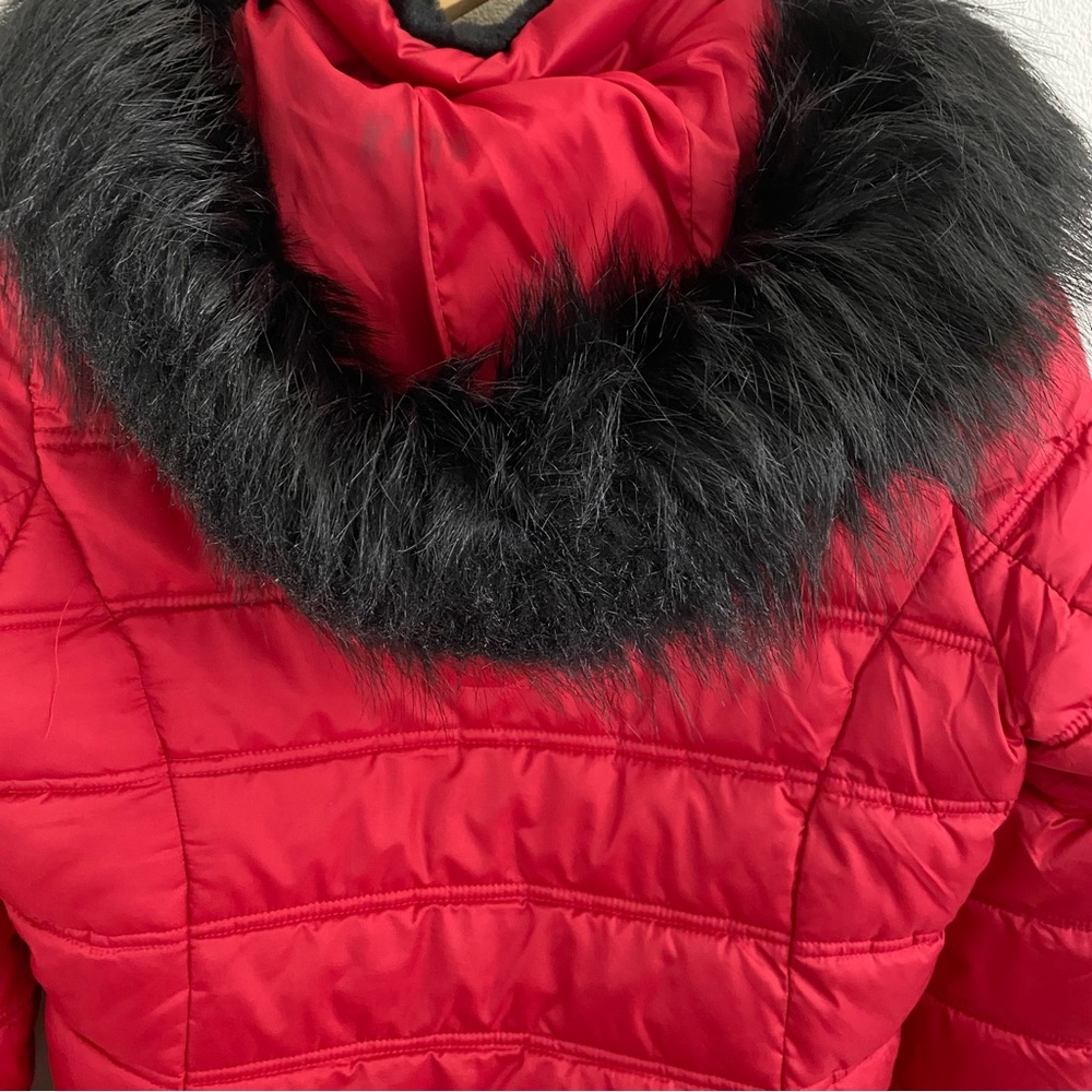 Nautica | Water Resistant Red Hooded Jacket - Picture 16 of 17